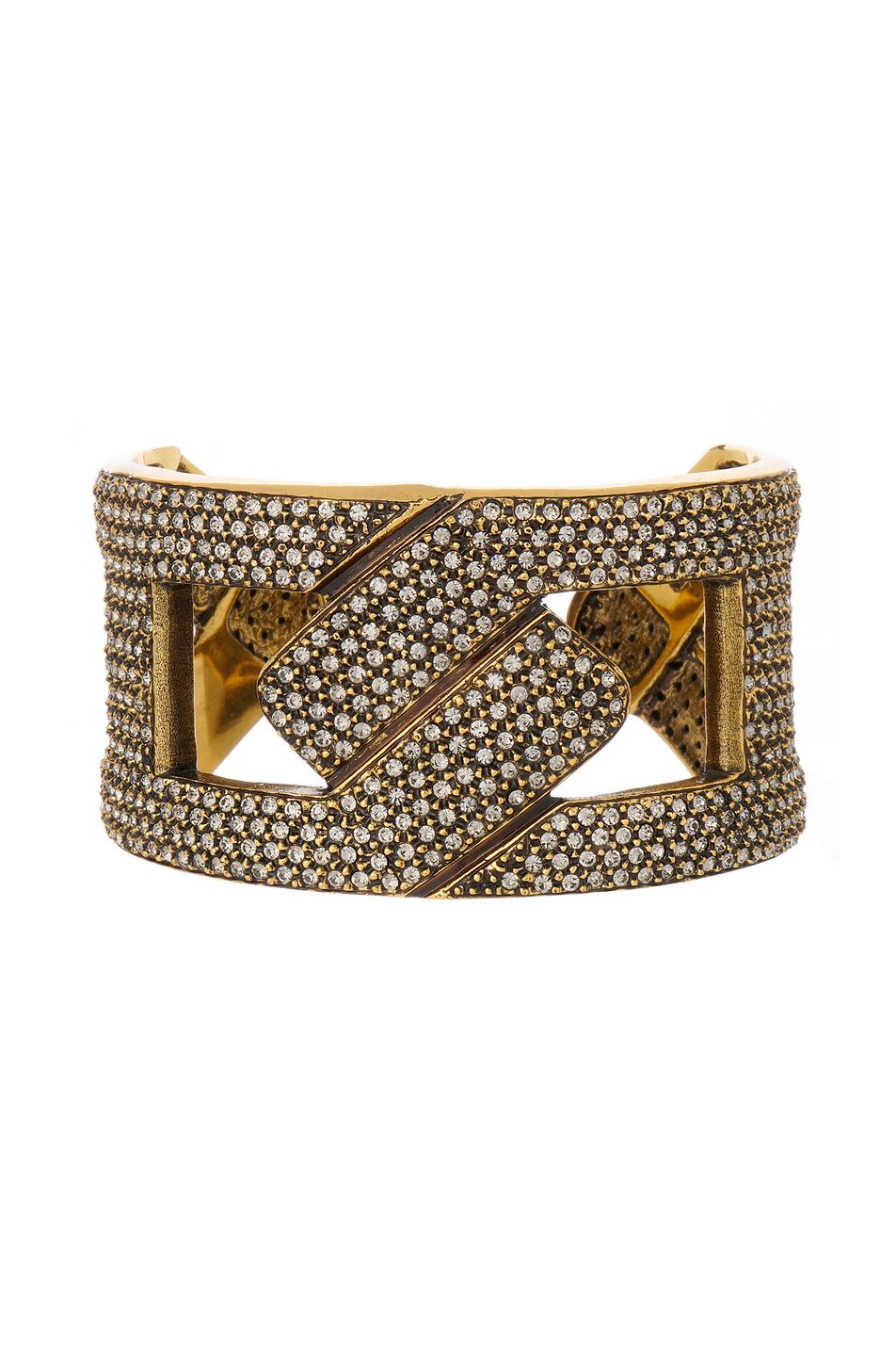 Bracelete Strass H Celebrate Ouro Vintage Tu