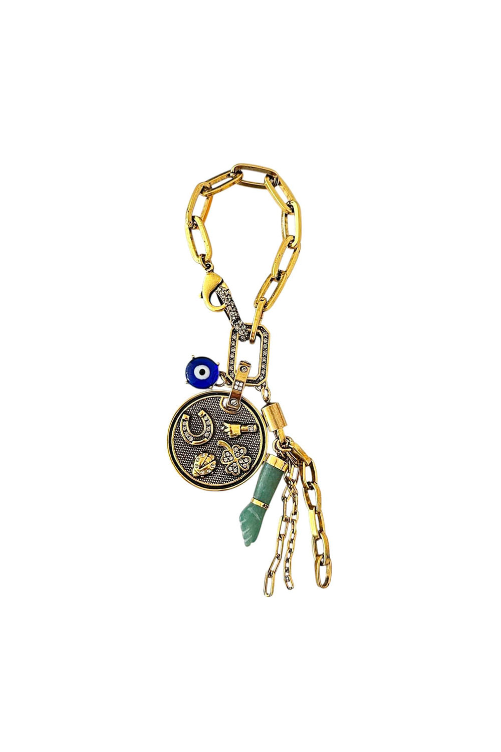 vintage チャーム Chaveiro de Bolsa Bag Charm Chave Ouro Vintage | Hector Albertazzi