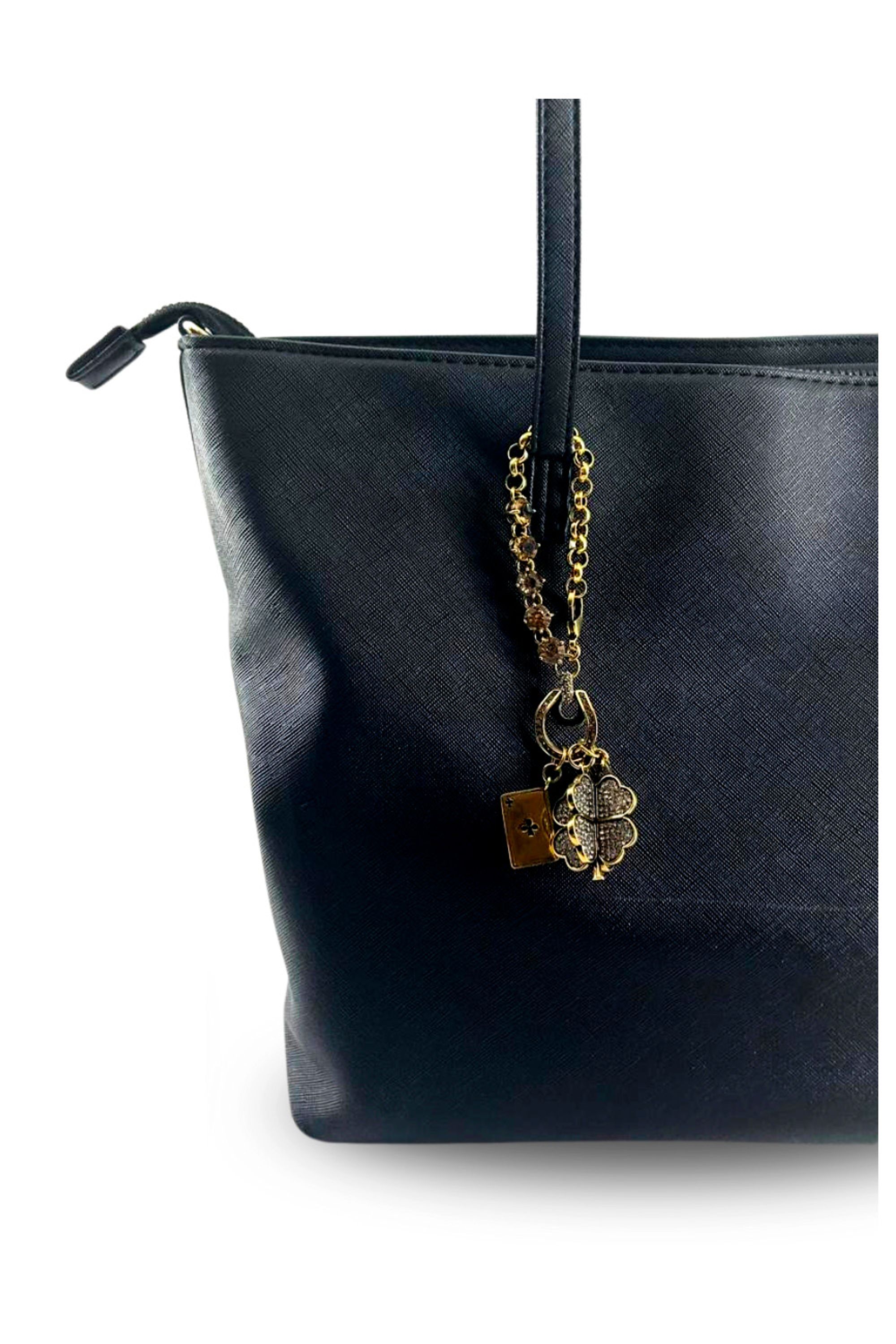 Bag Charm Chaveiro de Bolsa Sorte Ouro Vintage | Hector Albertazzi